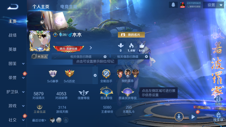 WZQM3465624王者荣耀账号详情图2