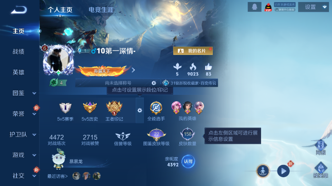 WZQM447391王者荣耀账号详情图2