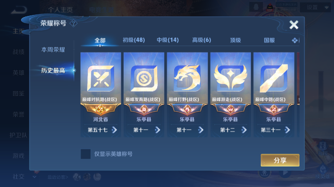 WZQM436952王者荣耀账号详情图4