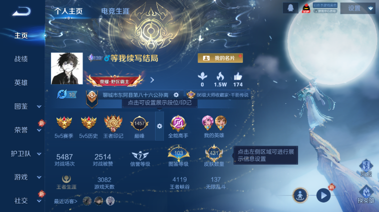 WZQM3465611王者荣耀账号详情图2