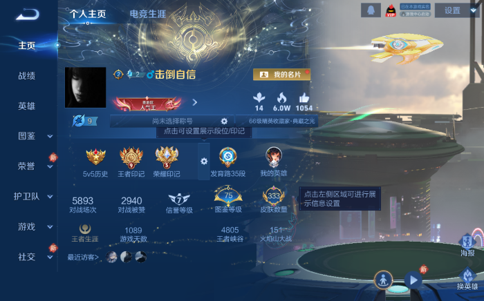 WZQM472015王者荣耀账号详情图2