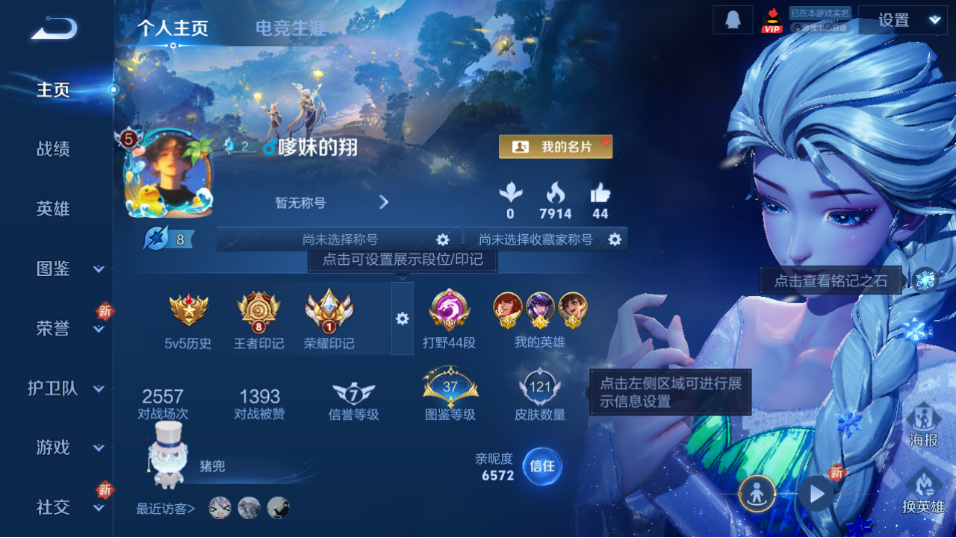 WZQM3465506王者荣耀账号详情图2