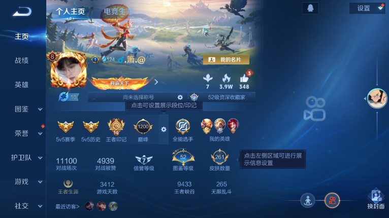 WZQM413356王者荣耀账号详情图2 WZQM413356王者荣耀账号详情图2