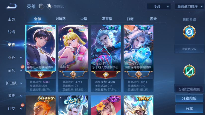 WZQM452815王者荣耀账号详情图9