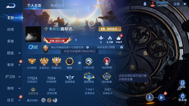 WZQM443810王者荣耀账号详情图2