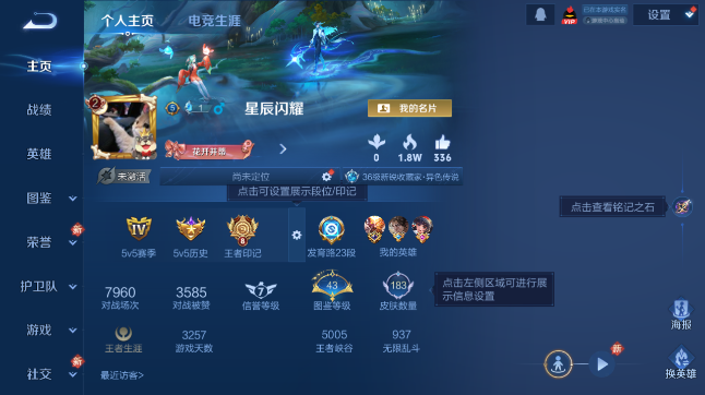 WZQM451485王者荣耀账号详情图2