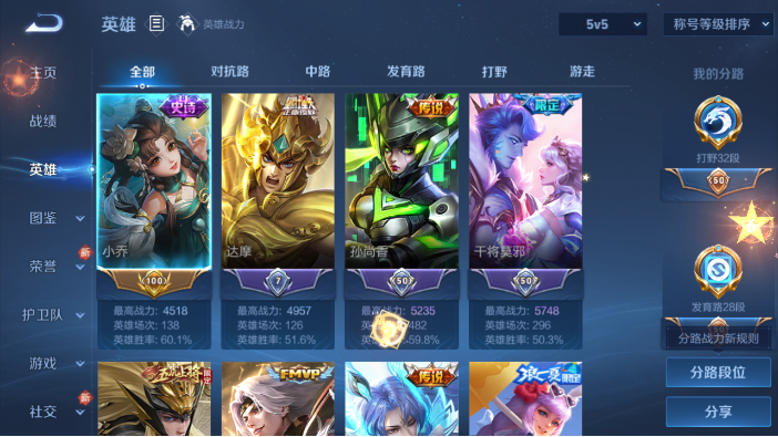 WZQM440915王者荣耀账号详情图8