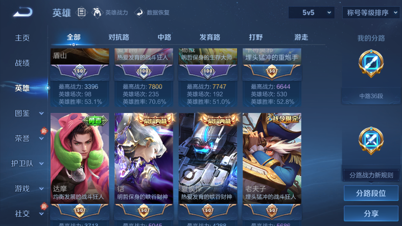 WZQM465372王者荣耀账号详情图5