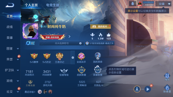 WZQM455014王者荣耀账号详情图2