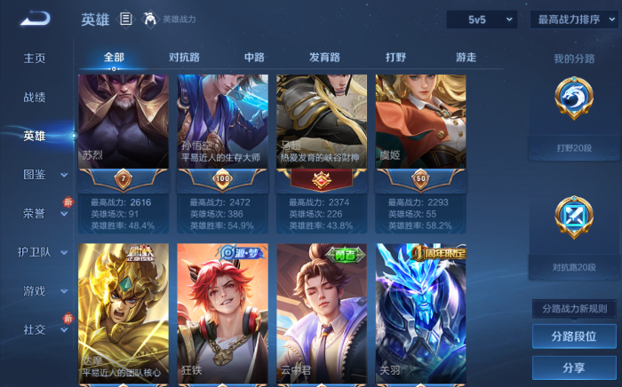 WZQM465436王者荣耀账号详情图13