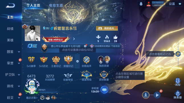 WZQM455017王者荣耀账号详情图2