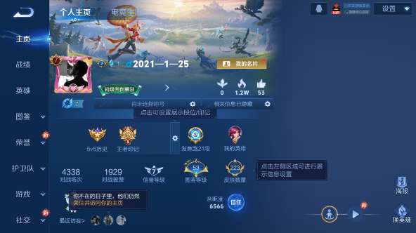 WZQM455043王者荣耀账号详情图2