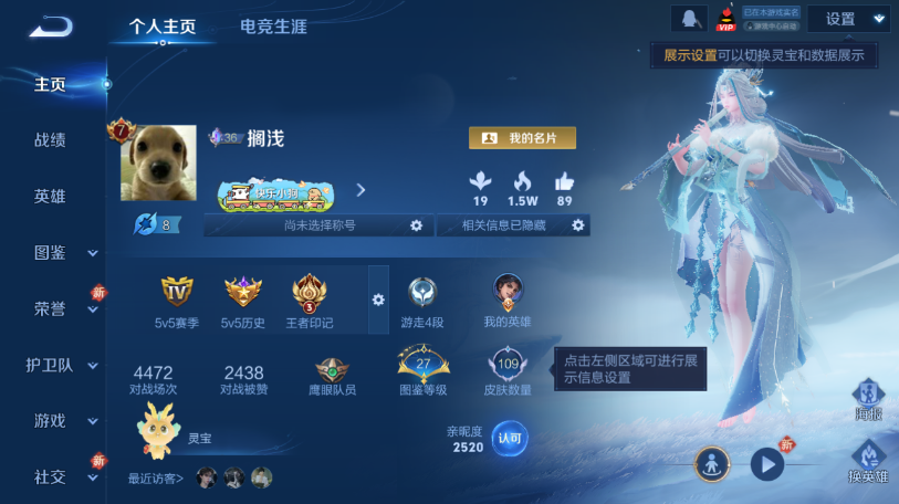 WZQM465445王者荣耀账号详情图2