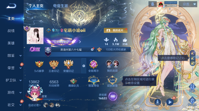 WZQM436935王者荣耀账号详情图2