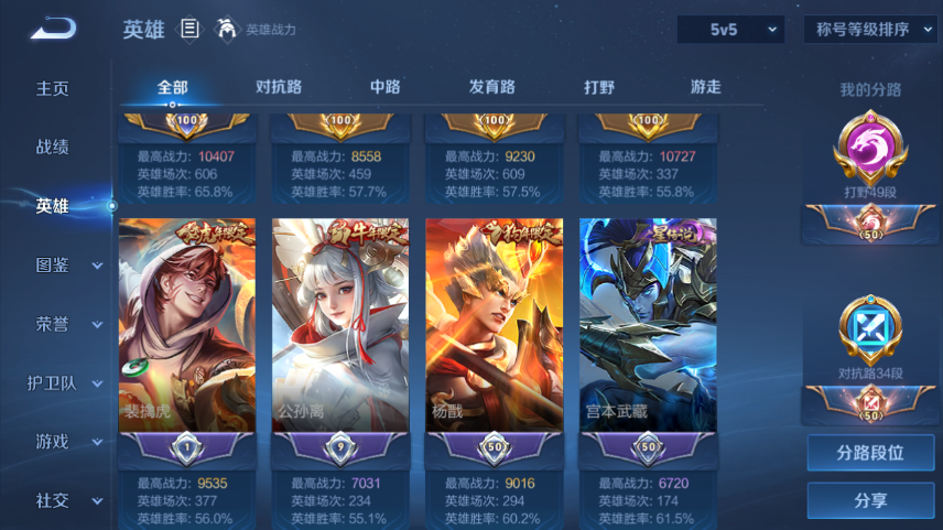 WZQM419338王者荣耀账号详情图5