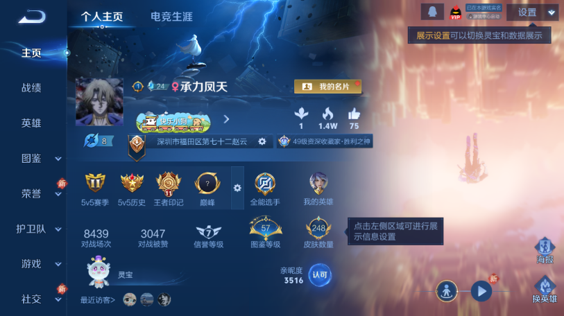 WZQM484225王者荣耀账号详情图2