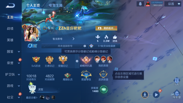 WZQM3465626王者荣耀账号详情图2