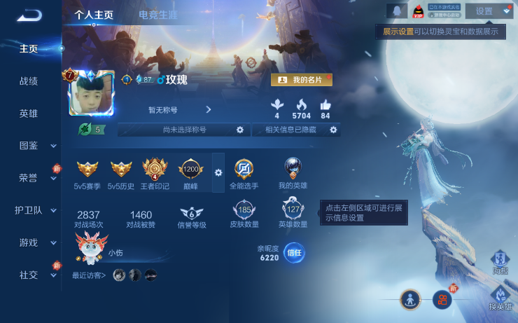 WZQM3479266王者荣耀账号详情图2