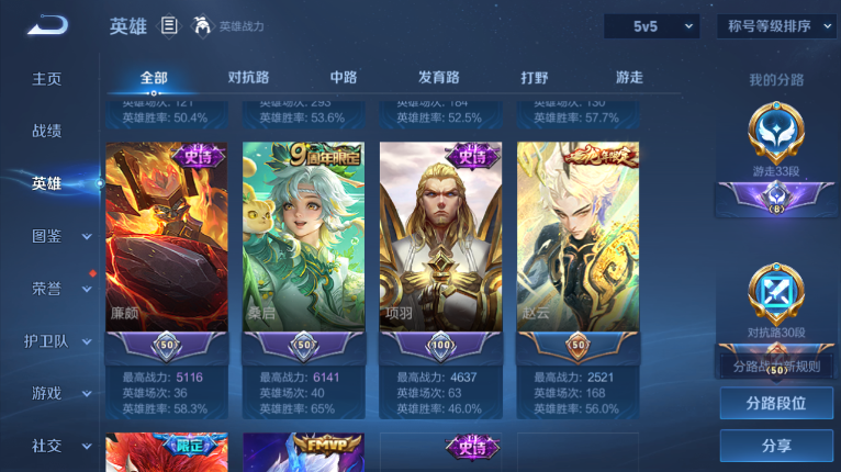 WZQM417094王者荣耀账号详情图13