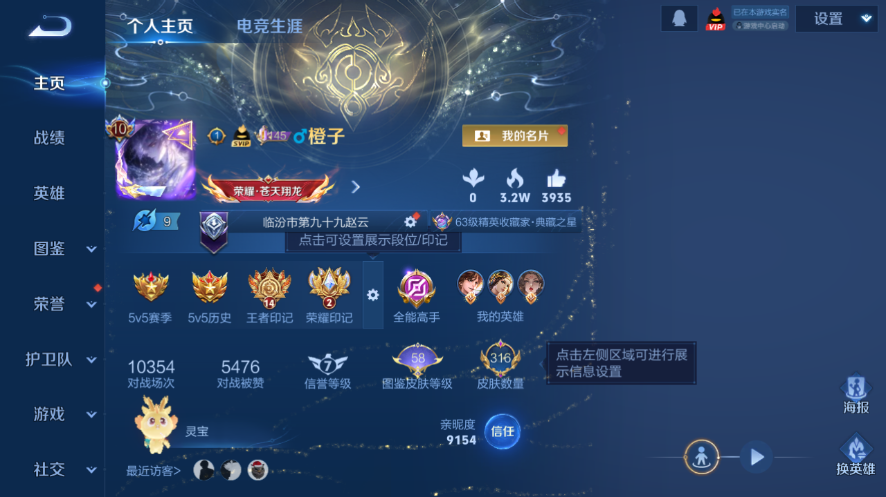 WZQM3476687王者荣耀账号详情图2