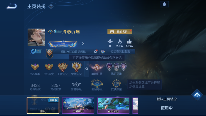 WZQM440821王者荣耀账号详情图2